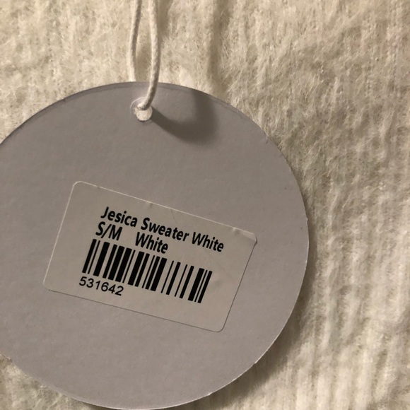 Princess Polly Cream Crew Neck Sweater - Picture 4 of 5